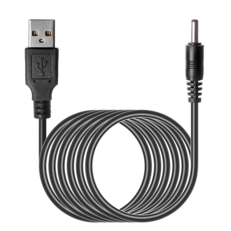 TENINYU كابل طاقة TENINYU USB 2.0 A ذكر إلى DC 3.5x1.35 مم 5 فولت 24AWG مع موصل أسطواني، 3 أقدام، أسود (كابل طاقة بحد أقصى 2.5 أمبير، دبوس الوسط موجب)، عبوة 2 - Image 5